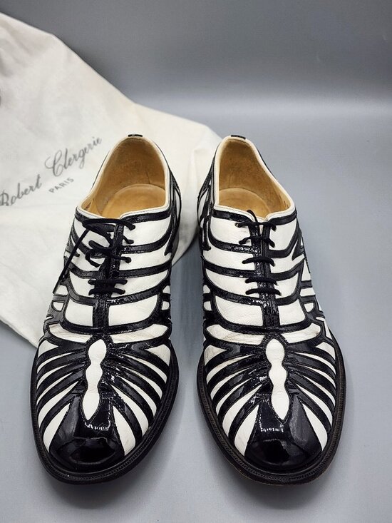 ROBERT CLERGERIE Shoes - ROBERT CLERGERIE "The Jade" Graphic Star Oxfords 39 US 8.5